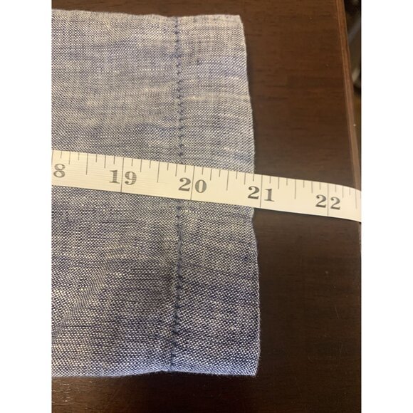 Caslon Kinen Linen Lightweight Cropped Blazer Size P/L - Picture 7 of 8